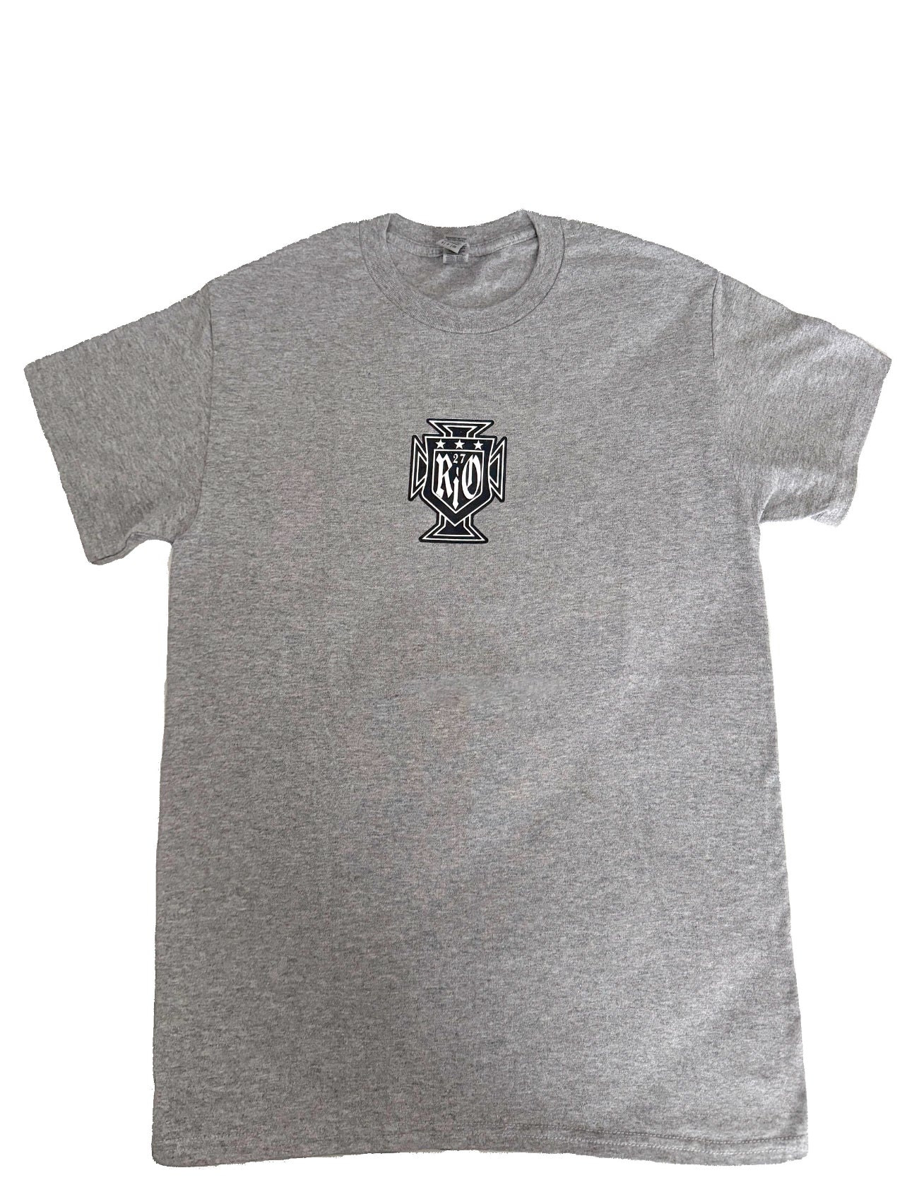 Gray "RIO 27" Front/Back Logo